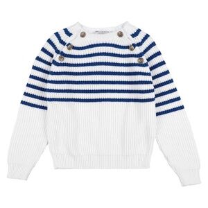 Kids Striped Sweater -  .White and Blue
Like new